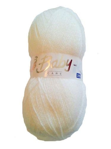 Baby 3 Ply - White - 100g
