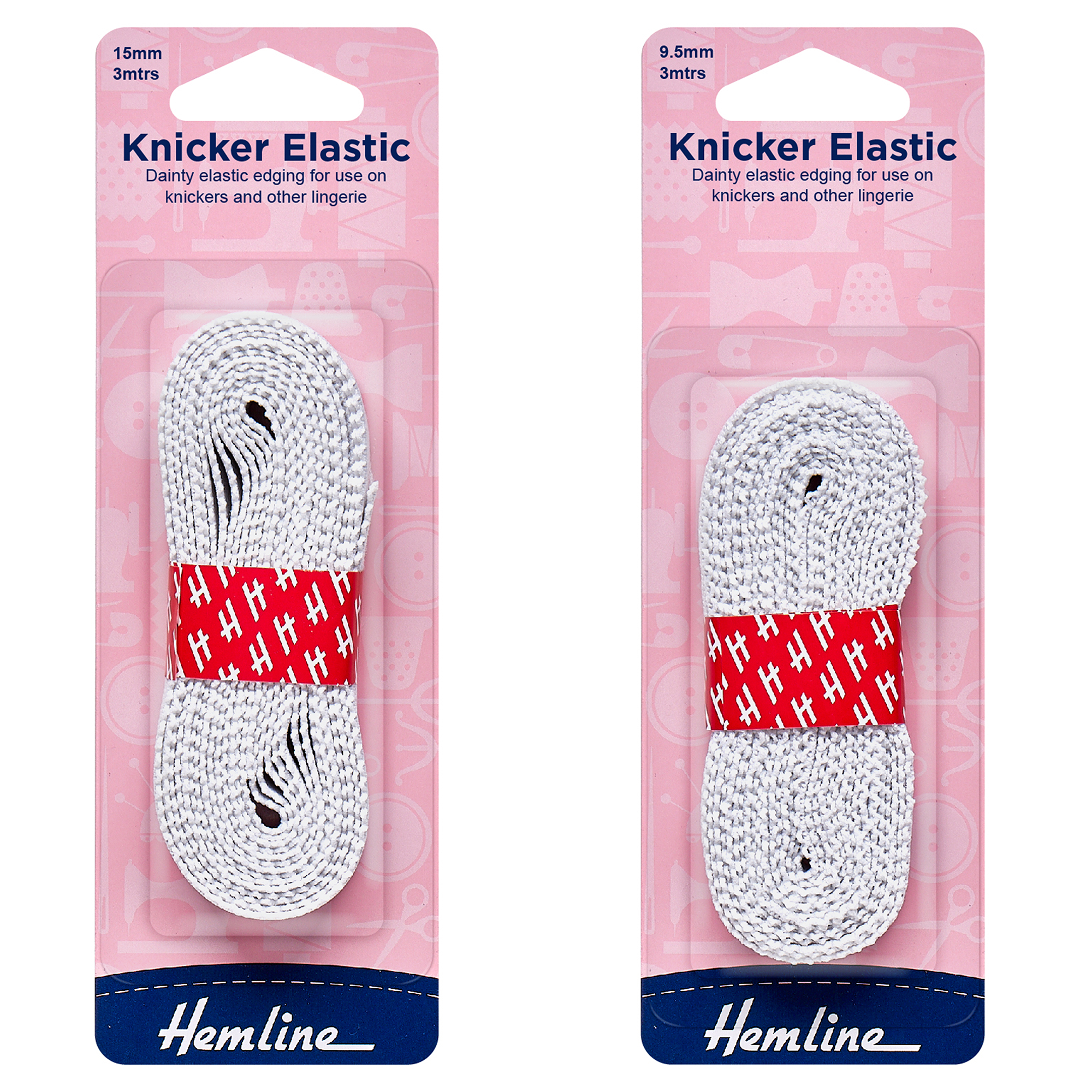 Knicker Elastic 9.5mm - 15mm