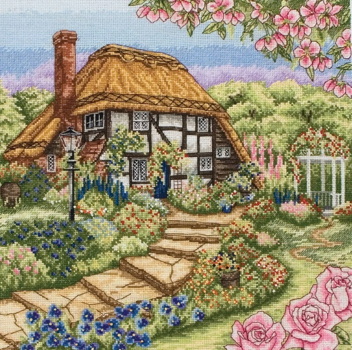 Counted Cross Stitch Kit: Rose Cottage - Image 3