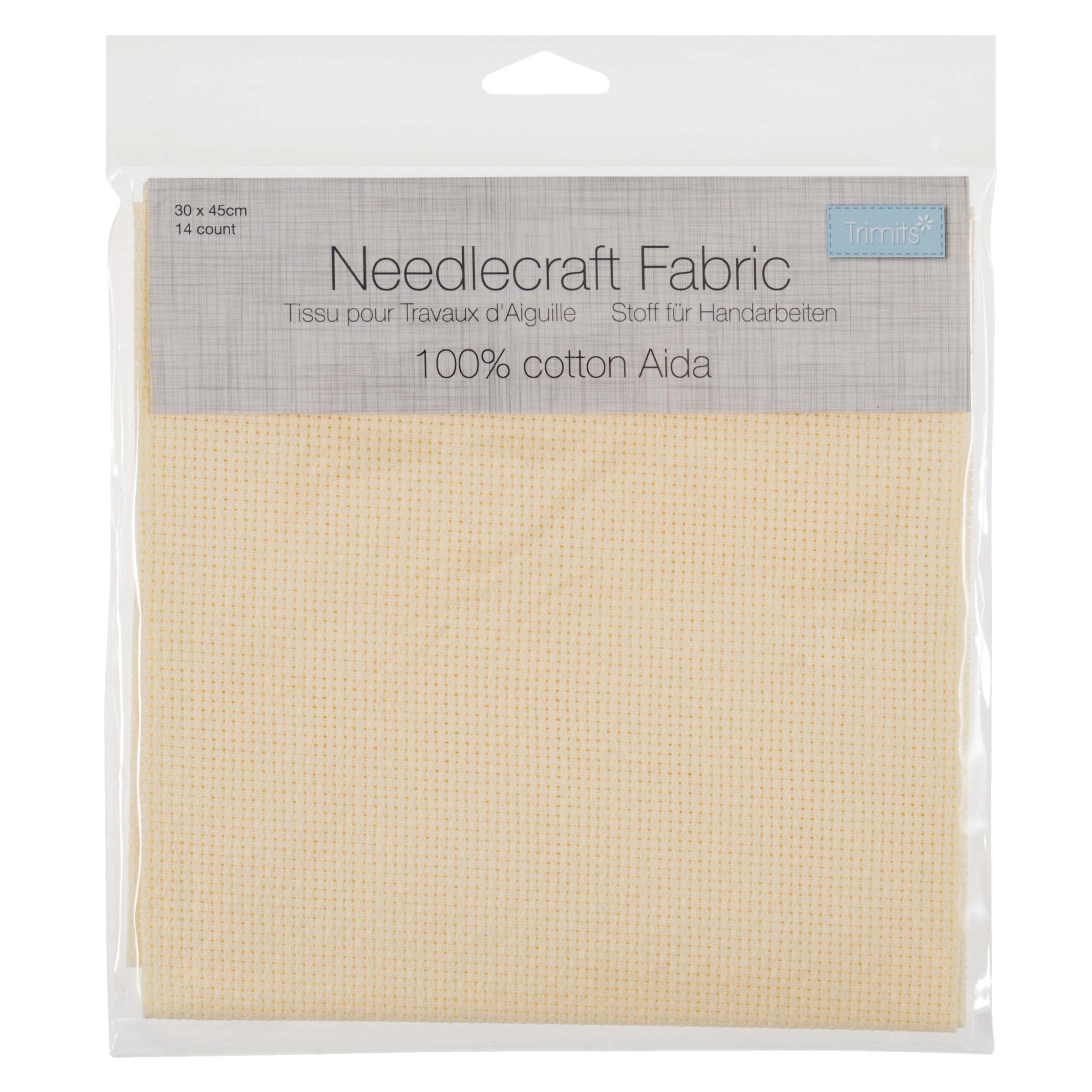 Aida 45 x 30cm - 14 Count (Cream)