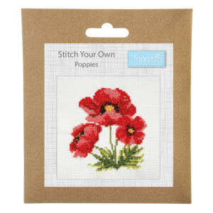 Counted Cross Stitch Kit: Mini: Poppies