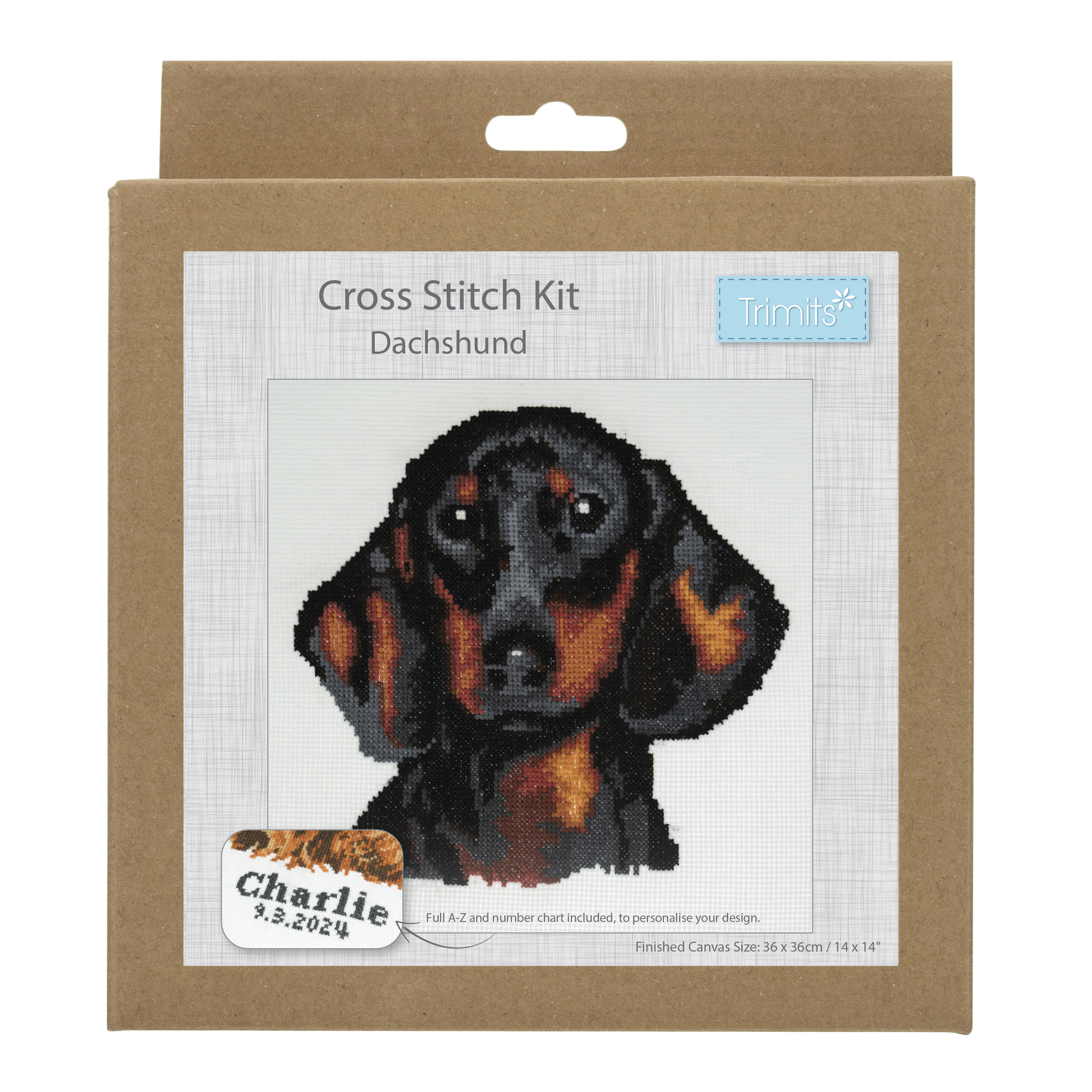 Counted Cross Stitch Kit: Dachshund