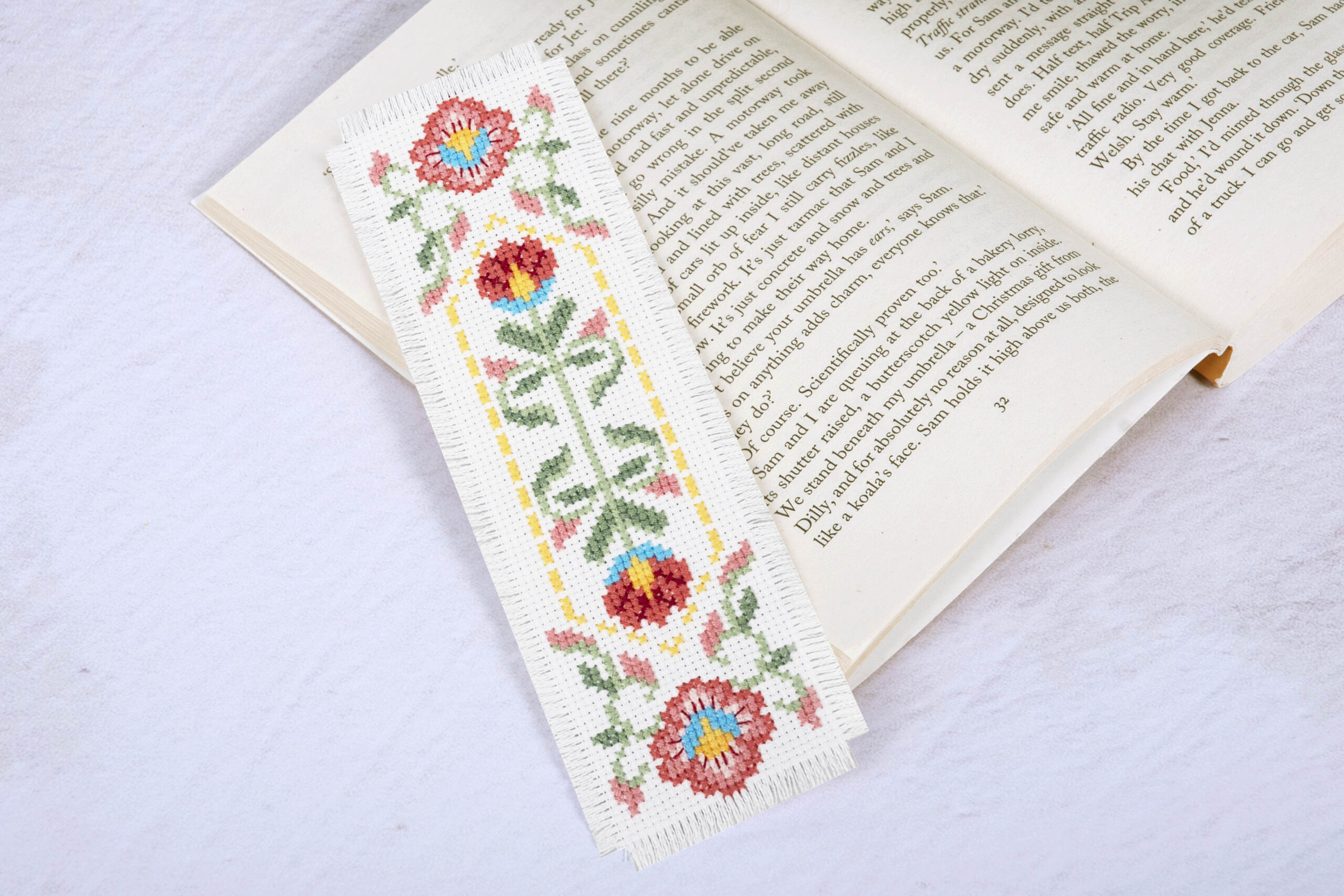 Counted Cross Stitch Kit: Bookmark: Bloom - Image 3
