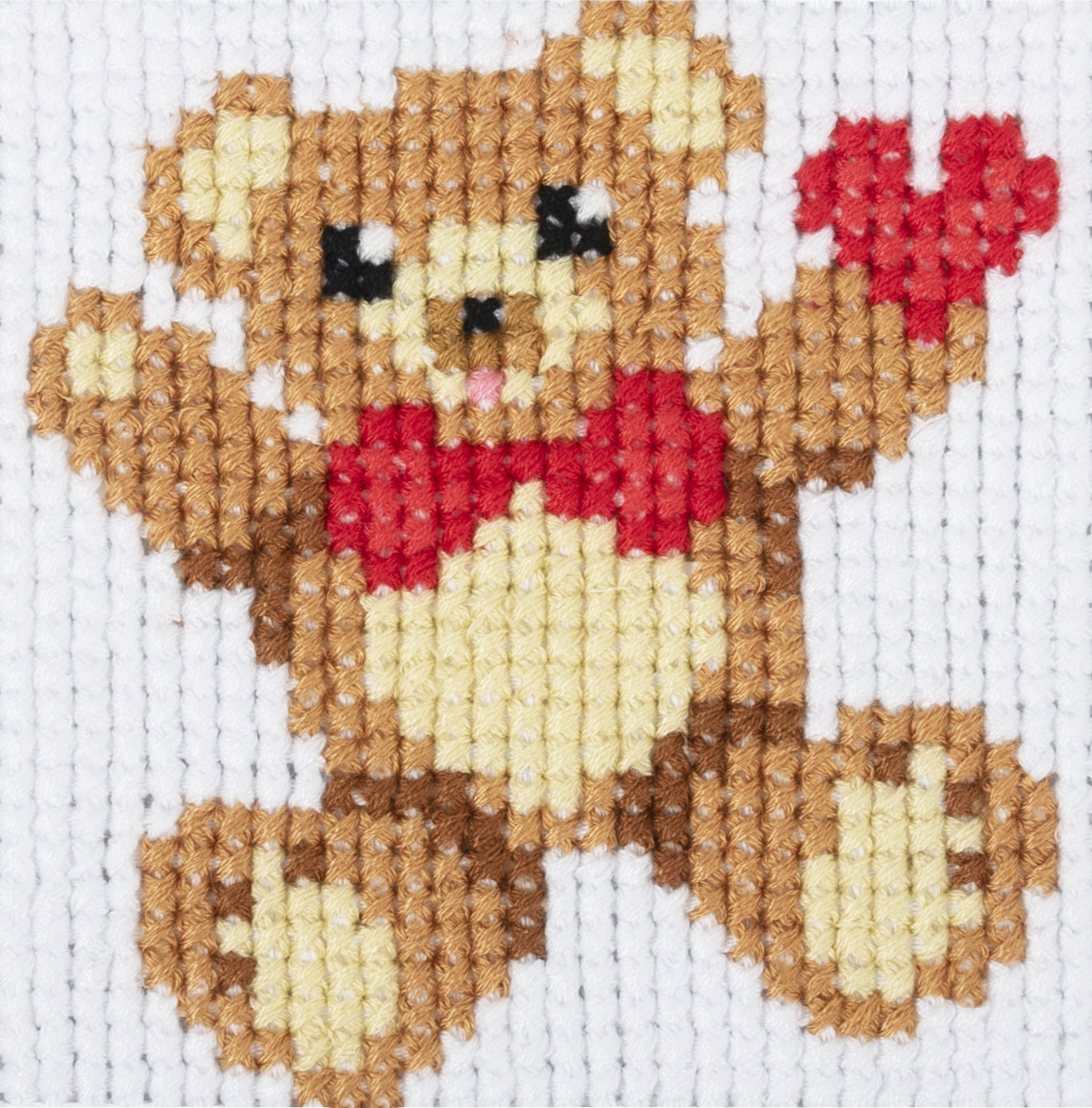Counted Cross Stitch Kit: Teddy Bear - Image 3