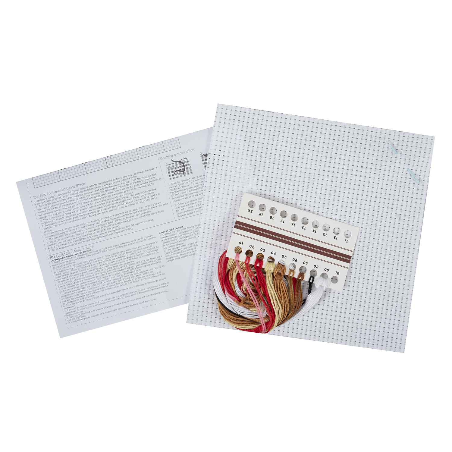 Counted Cross Stitch Kit: Teddy Bear - Image 2