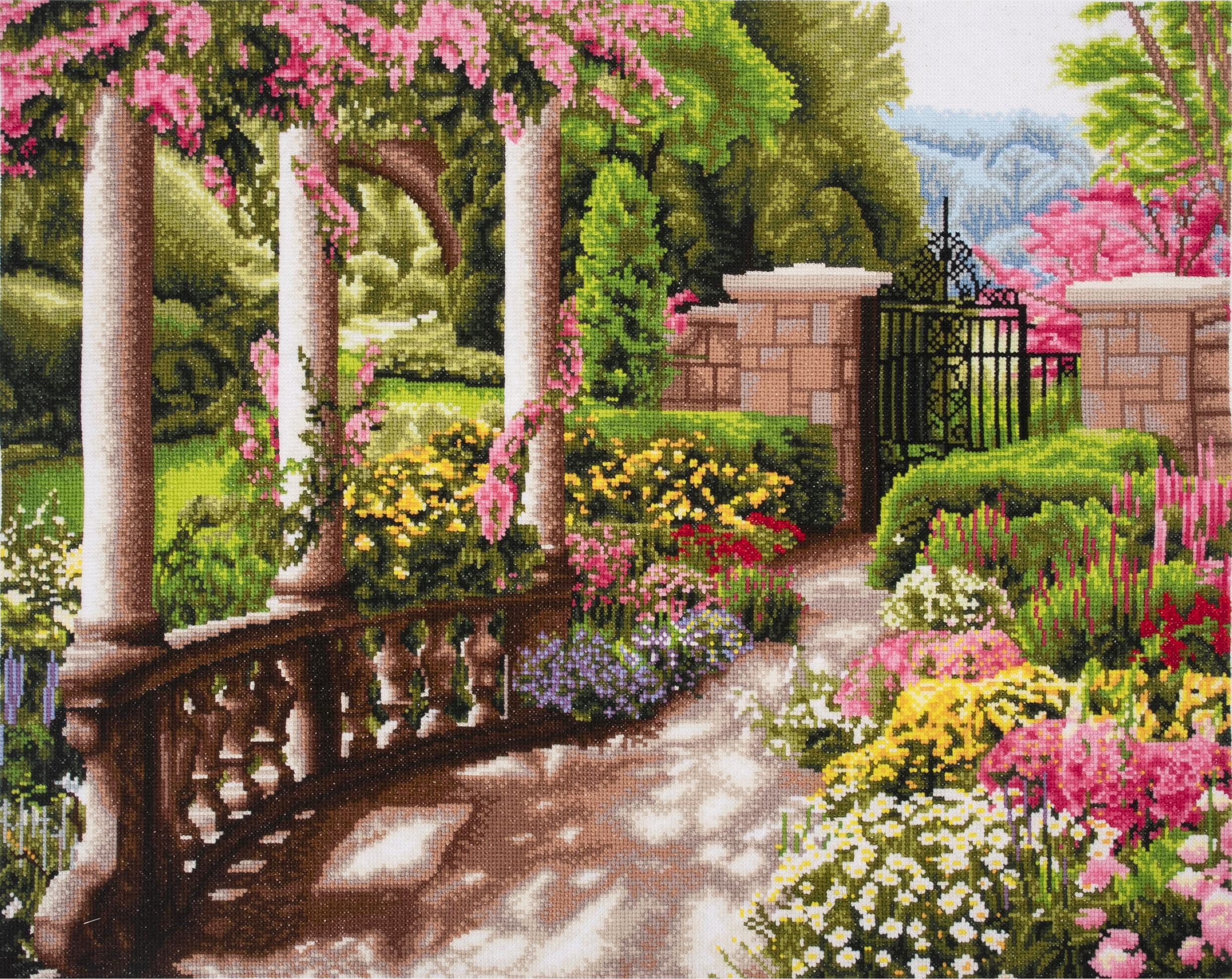 Counted Cross Stitch Kit: Extra Large: Peace Garden - Image 2