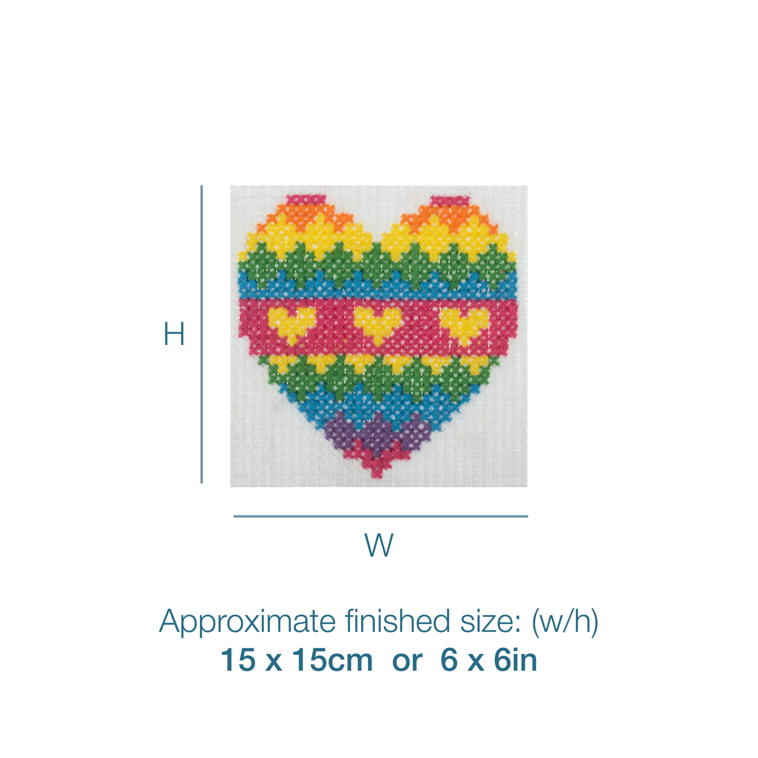 Counted Cross Stitch Kit: Heart - Image 3
