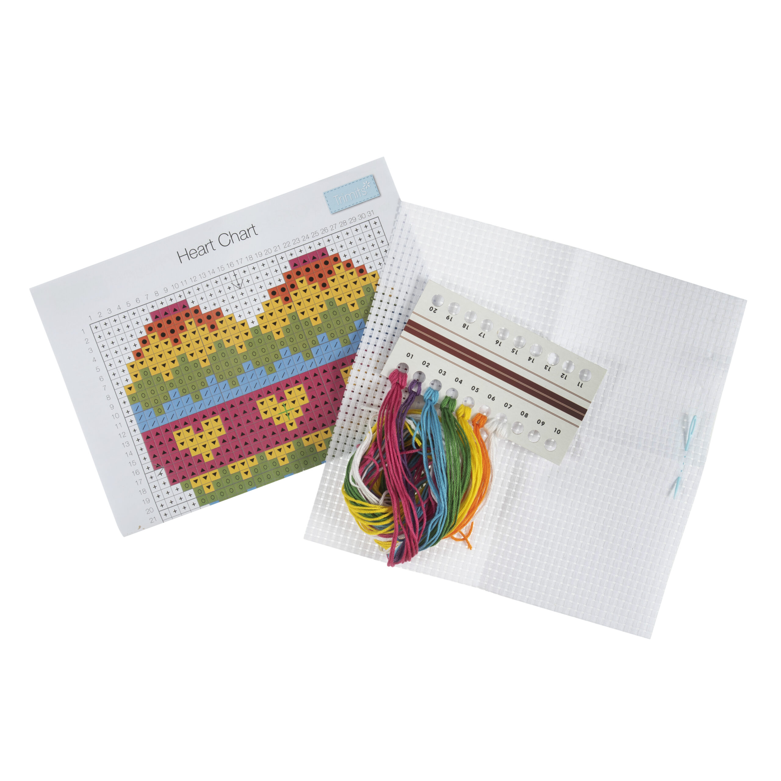Counted Cross Stitch Kit: Heart - Image 2
