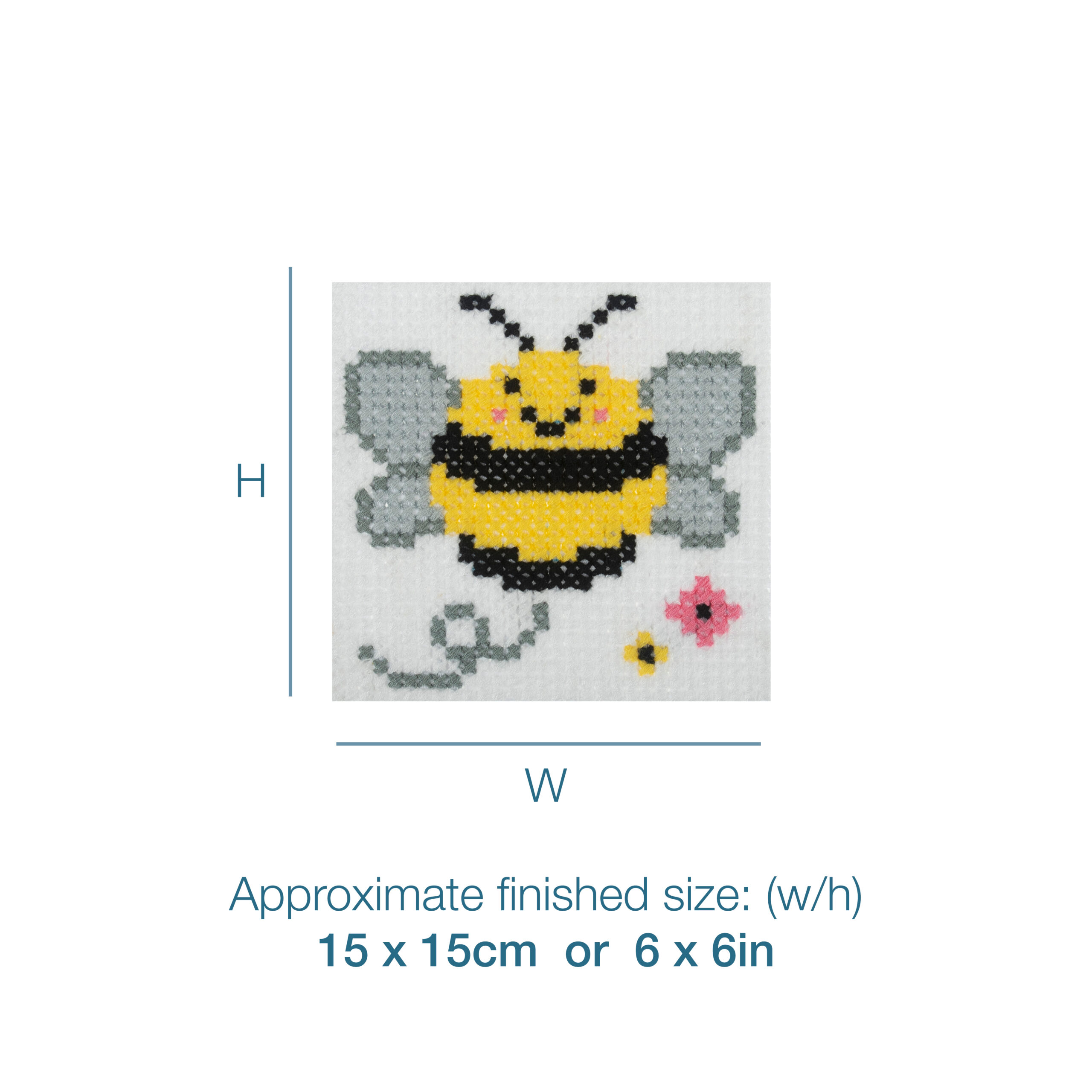 Counted Cross Stitch Kit: Bee - Image 3