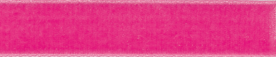 Velvet Ribbon: Shocking Pink
