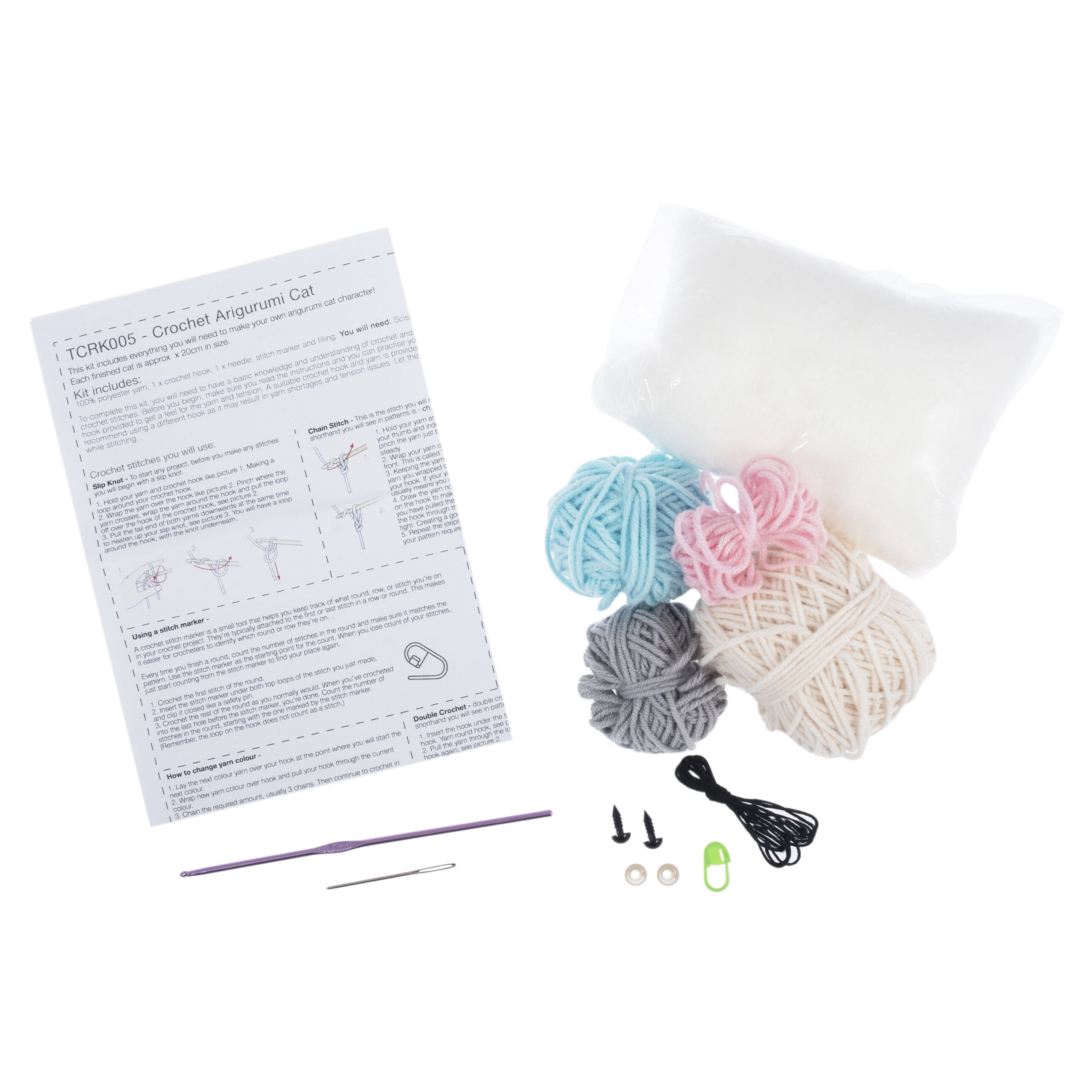 Crochet Kit: Amigurumi: Cat - Image 3