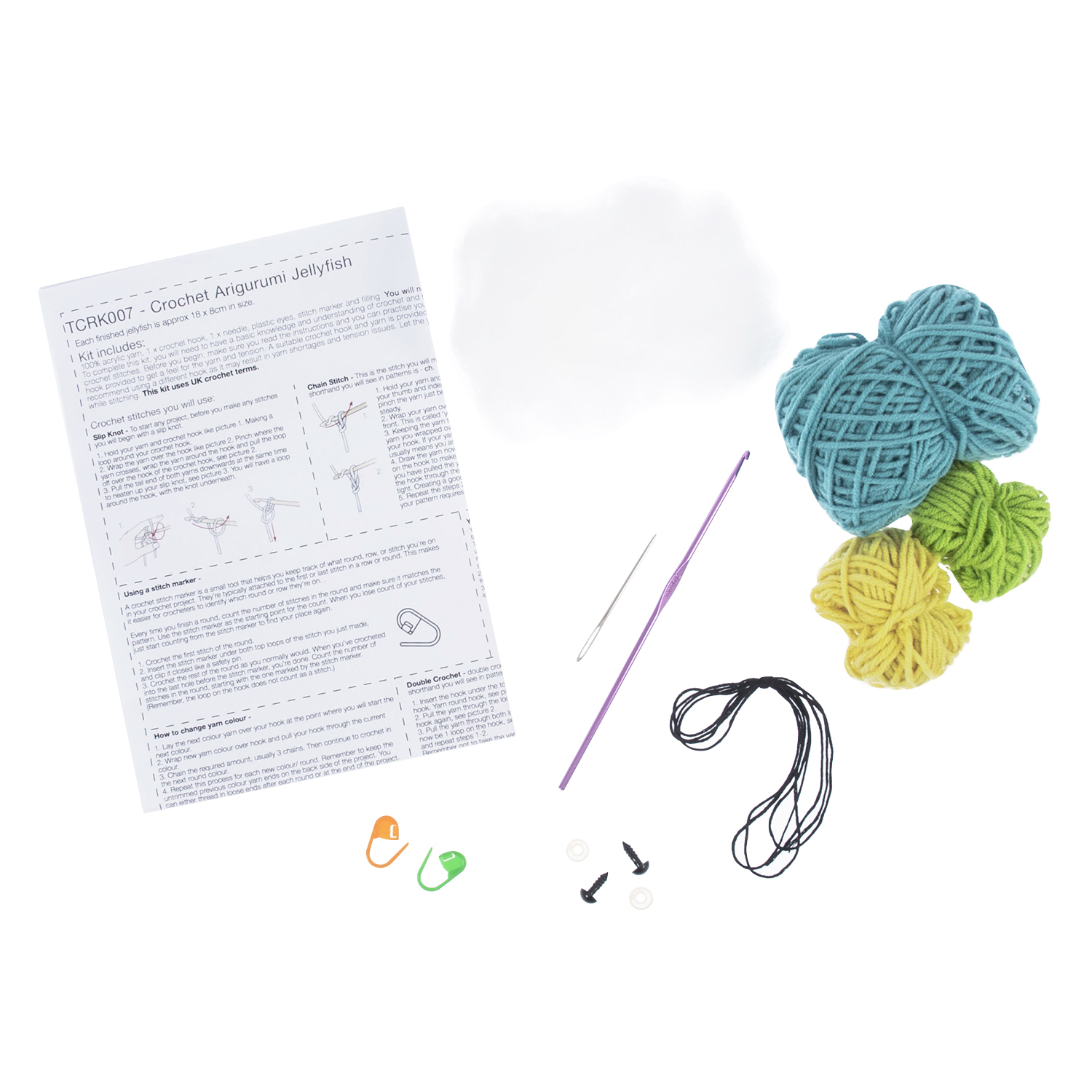 Crochet Kit: Amigurumi: Jellyfish - Image 4