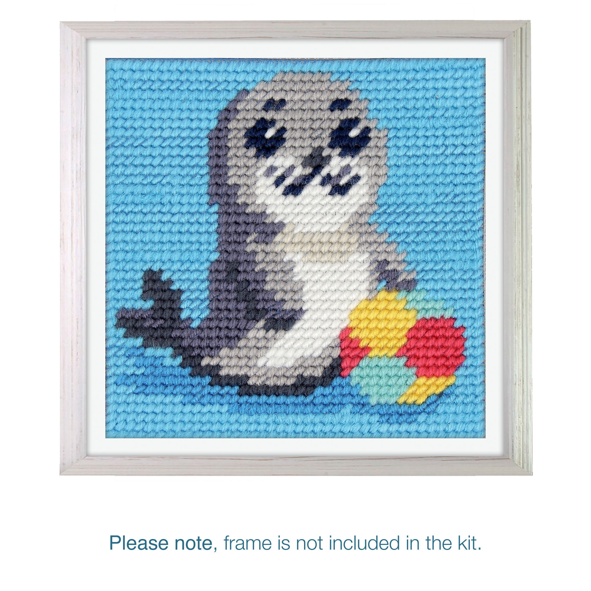 Half Stitch/Tapestry Kit: Children's: Sea Lion - Image 3
