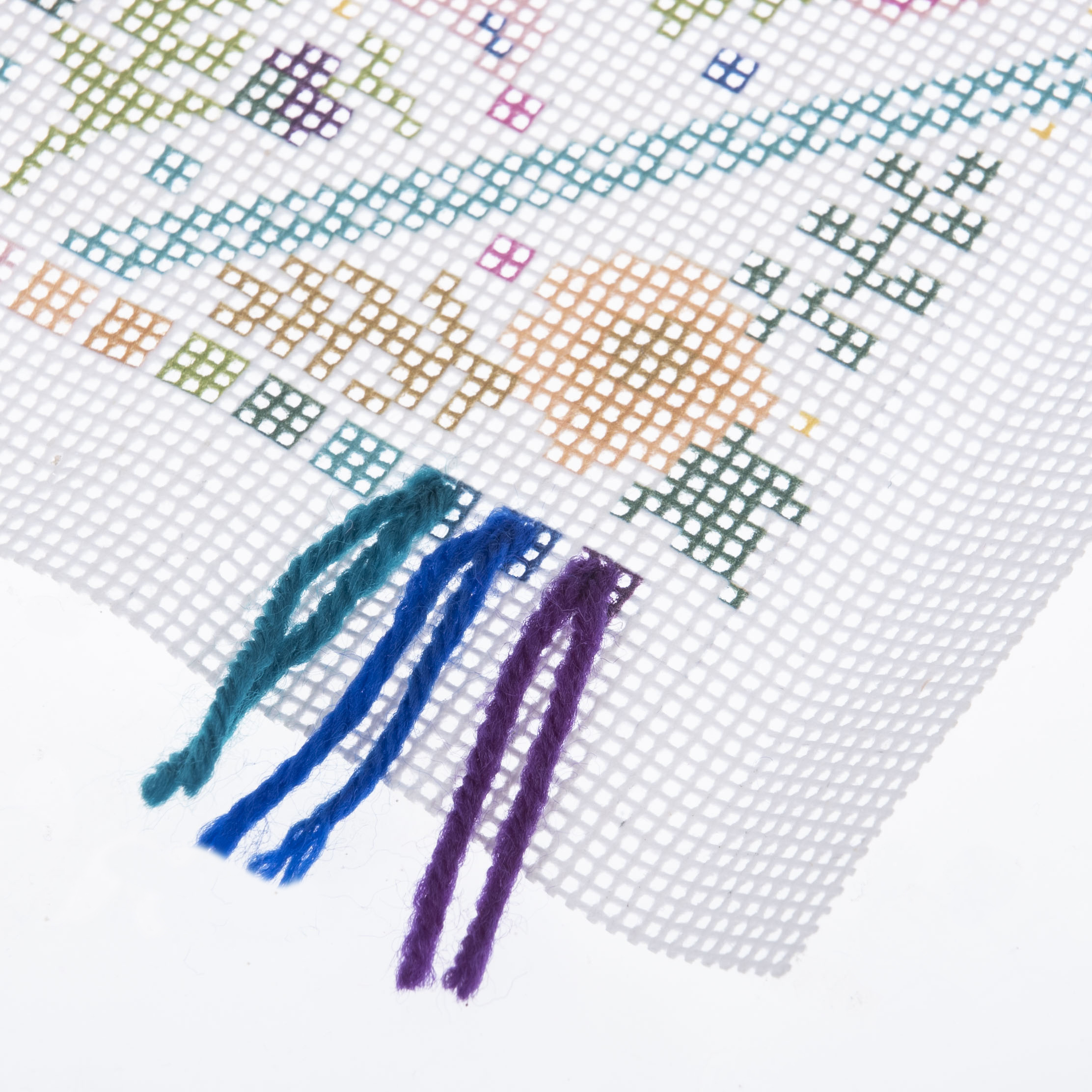 Half Stitch / Tapestry Kit: Floral Butterfly - Image 5