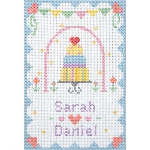 Anchor Cross Stitch Kit Wedding Sampler