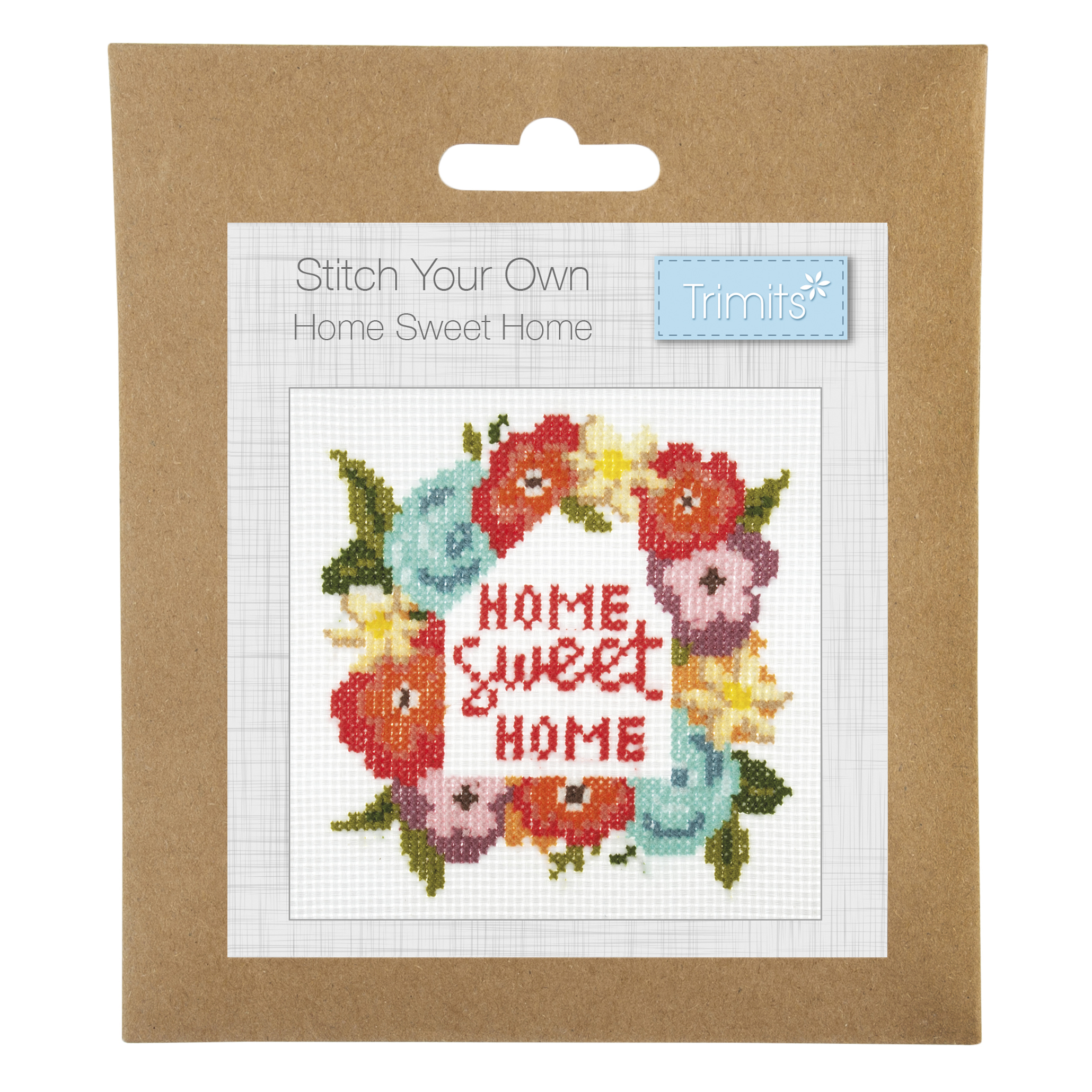 Counted Cross Stitch Kit: Mini: Home Sweet Home