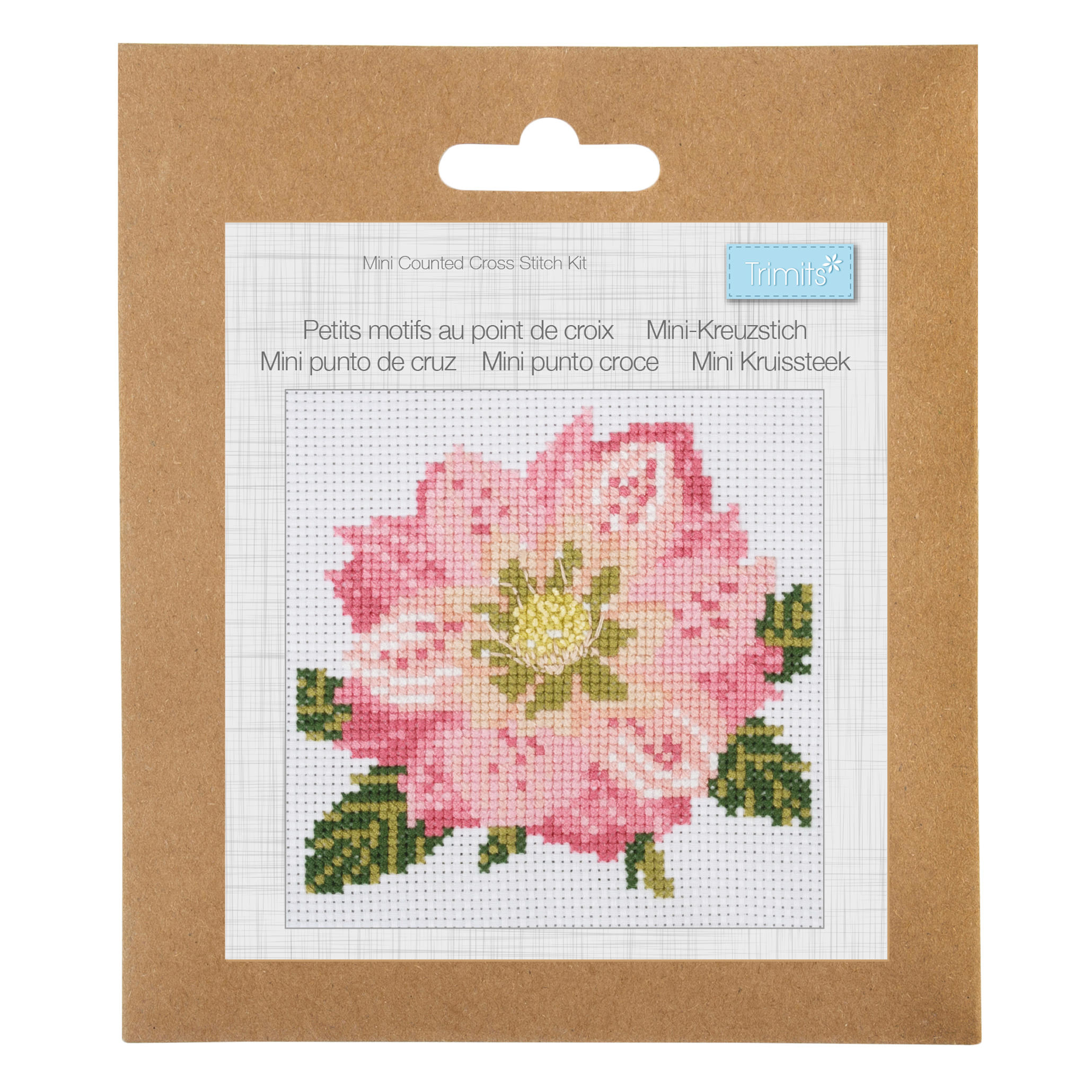 Counted Cross Stitch Kit: Mini: Hellebore