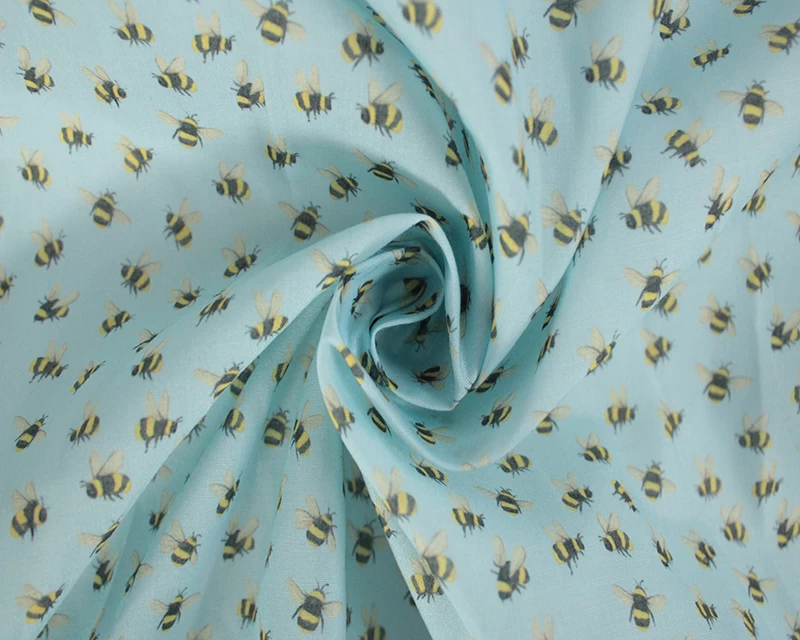 Mindy PC Honey Bee Meadow - Blue
