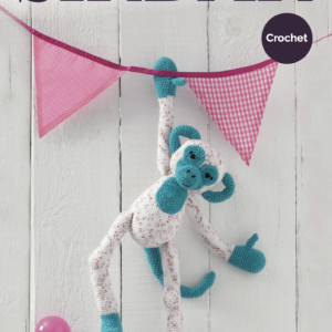 Crochet Monkey In Sirdar Snuggly Spots Dk And Snuggly Dk