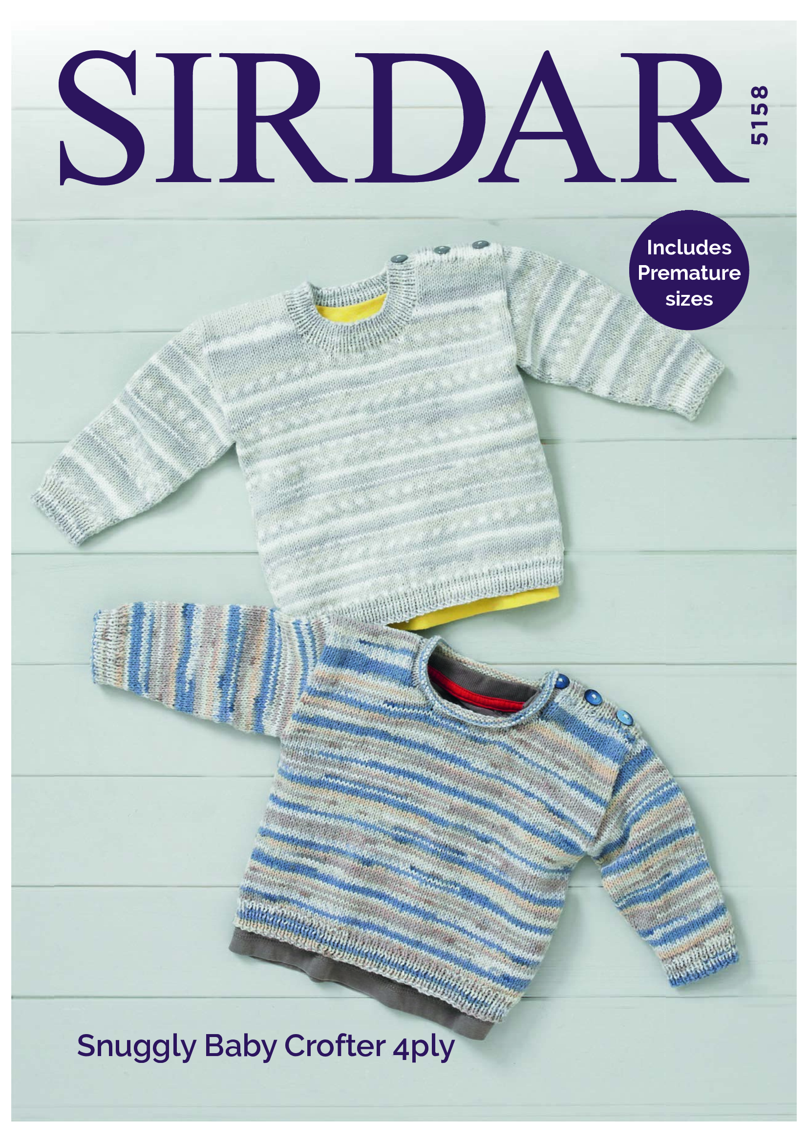 Sweaters In Sirdar Snuggly Baby Crofter 4 Ply