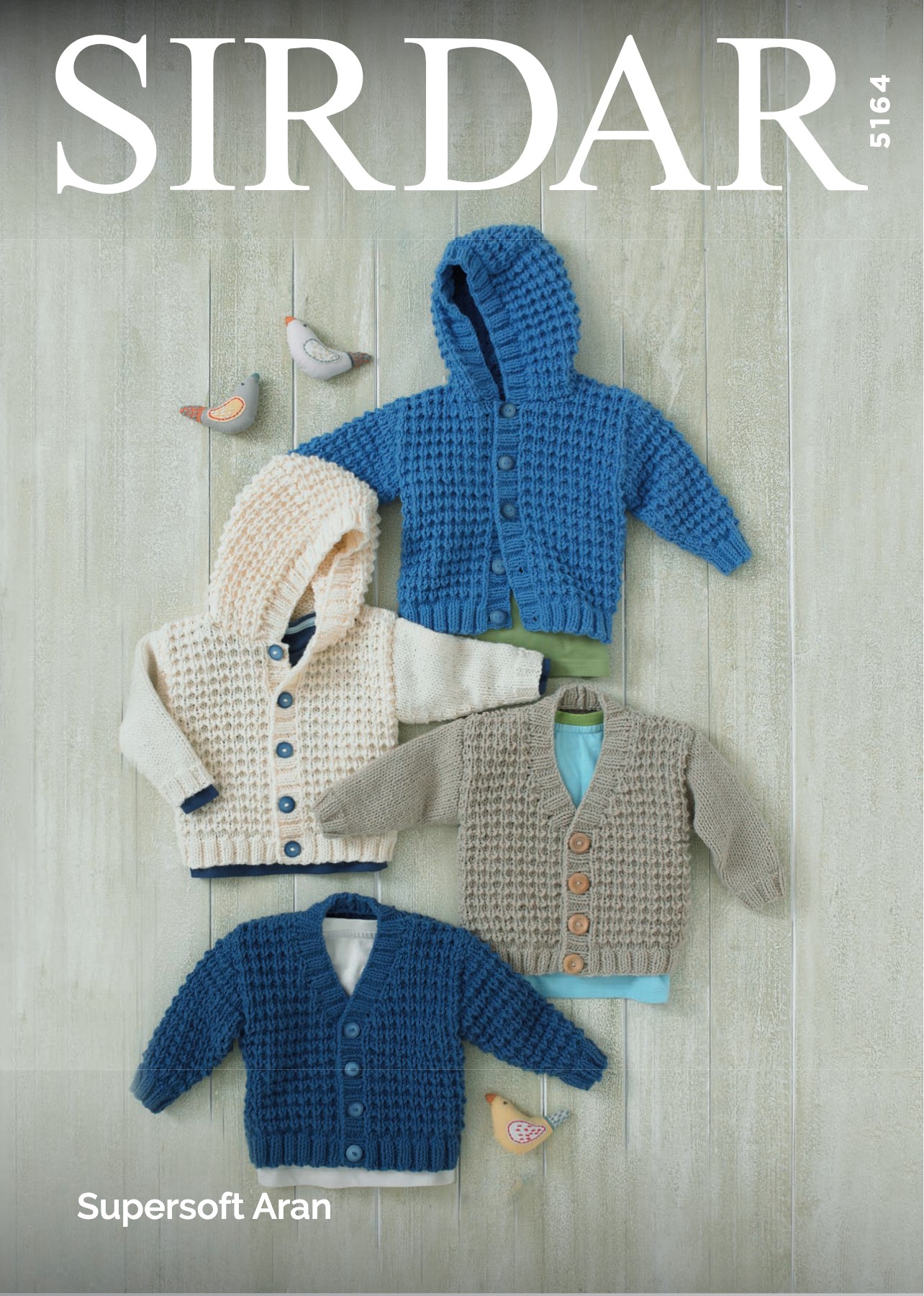 Cardigans in Sirdar Supersoft Aran