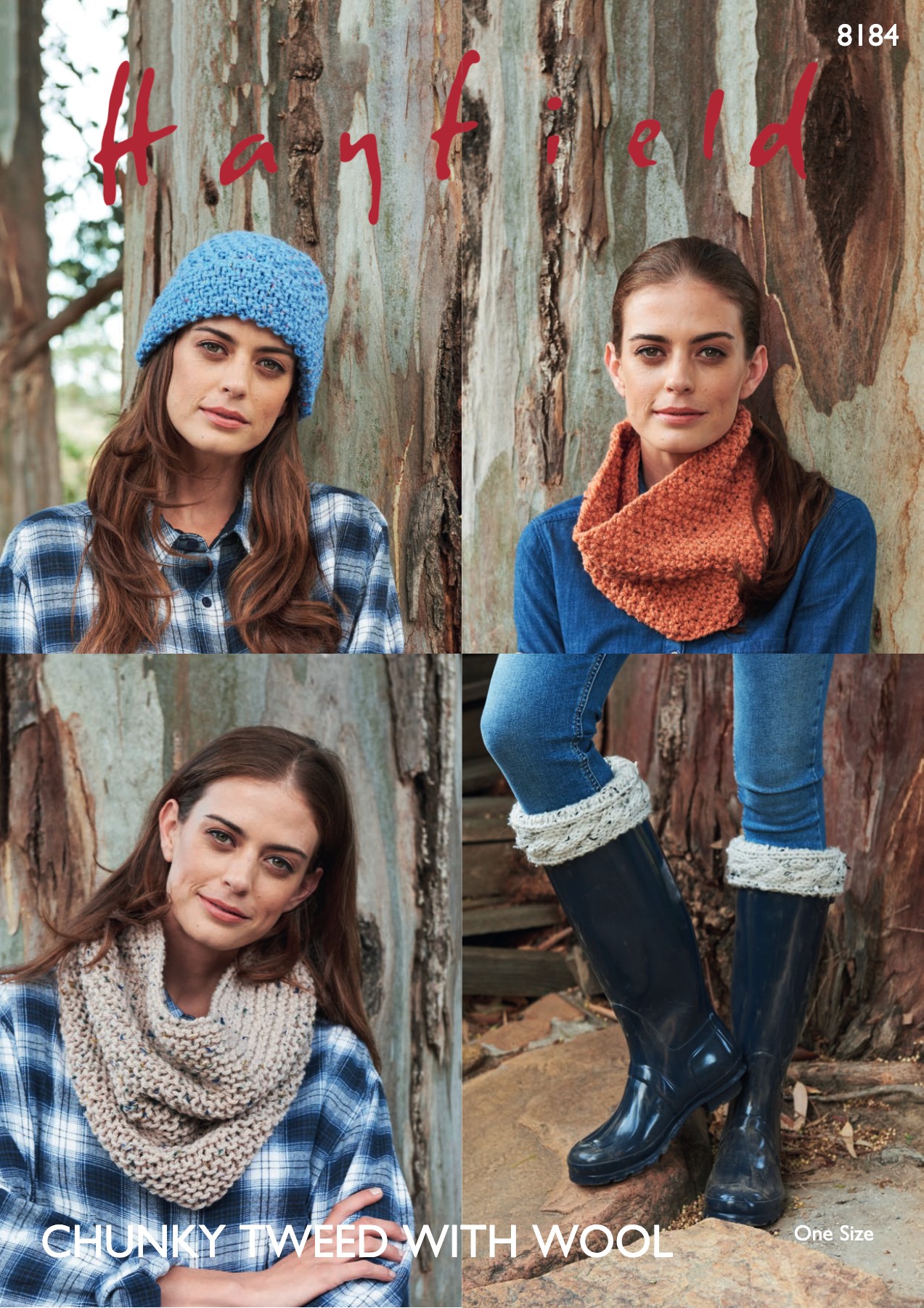 Woman's Accessories in Hayfield Chunky Tweed