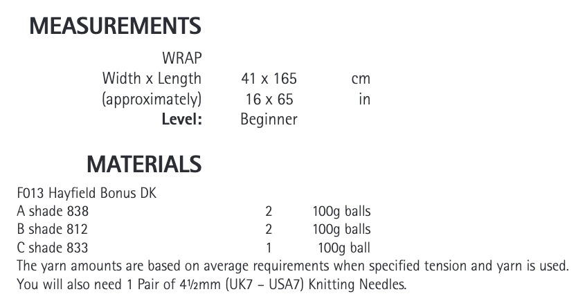 Wrap in Hayfield Bonus DK - Image 2