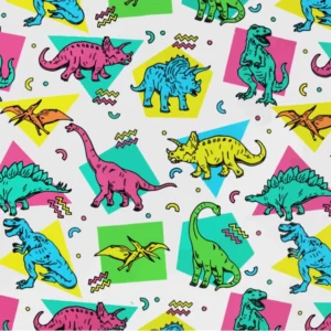 Little Johnny Digital Cotton Dinosaurs