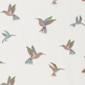 Digital Cotton Poplin Birds