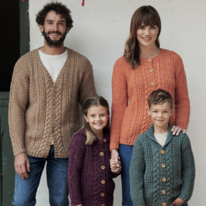 Cardigans in Hayfield Bonus Aran Tweed
