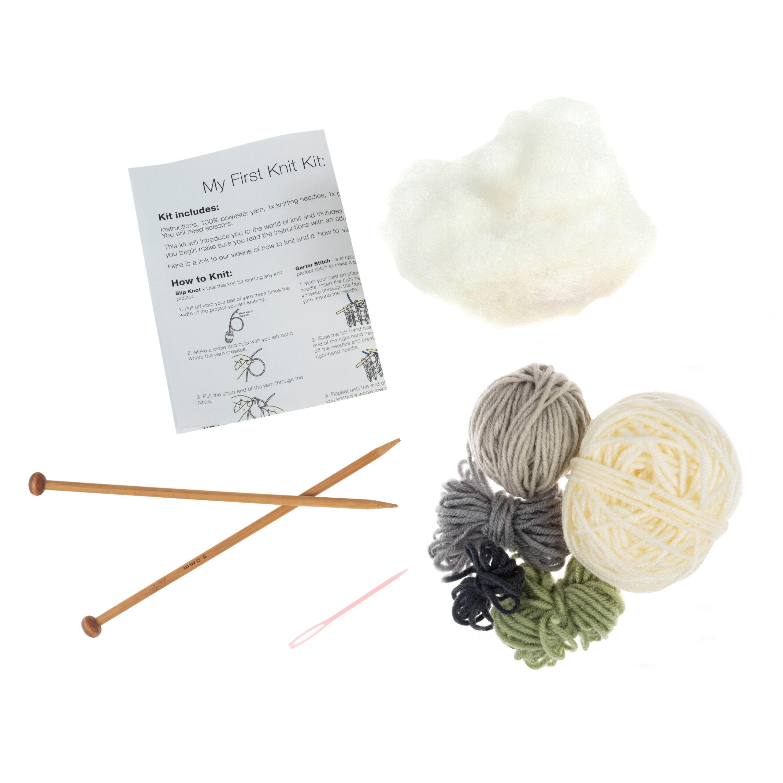 Knitting Kit: Character: Bear - Image 2