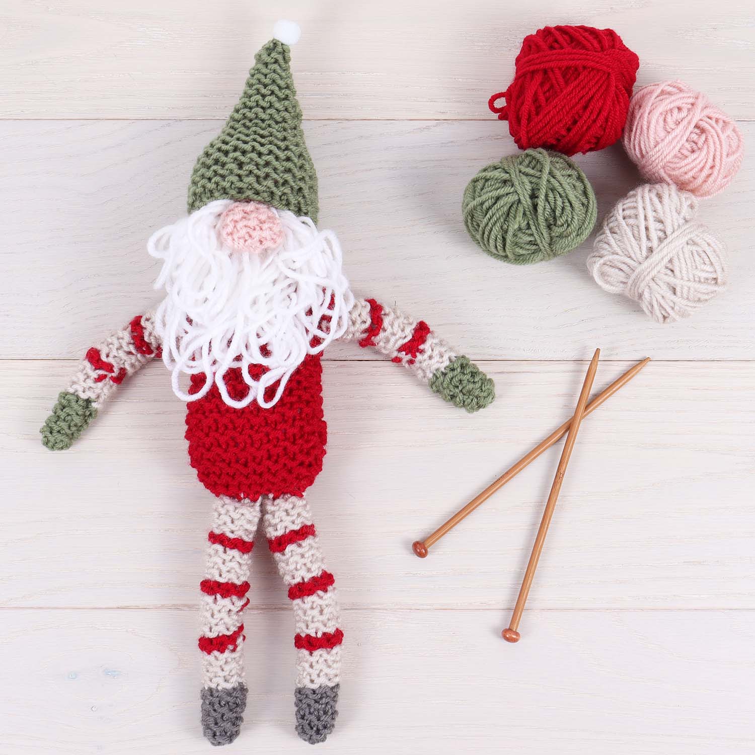 Knitting Kit: Character: Christmas: Gonk - Image 3