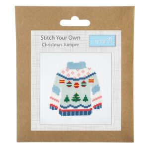 Counted Cross Stitch Kit: Mini: Christmas: Christmas Jumper