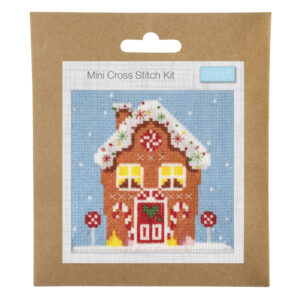 Counted Cross Stitch Kit: Gingerbread House