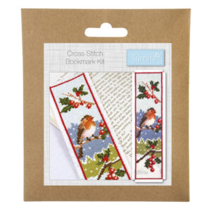 Counted Cross Stitch Kit: Bookmark: Robin