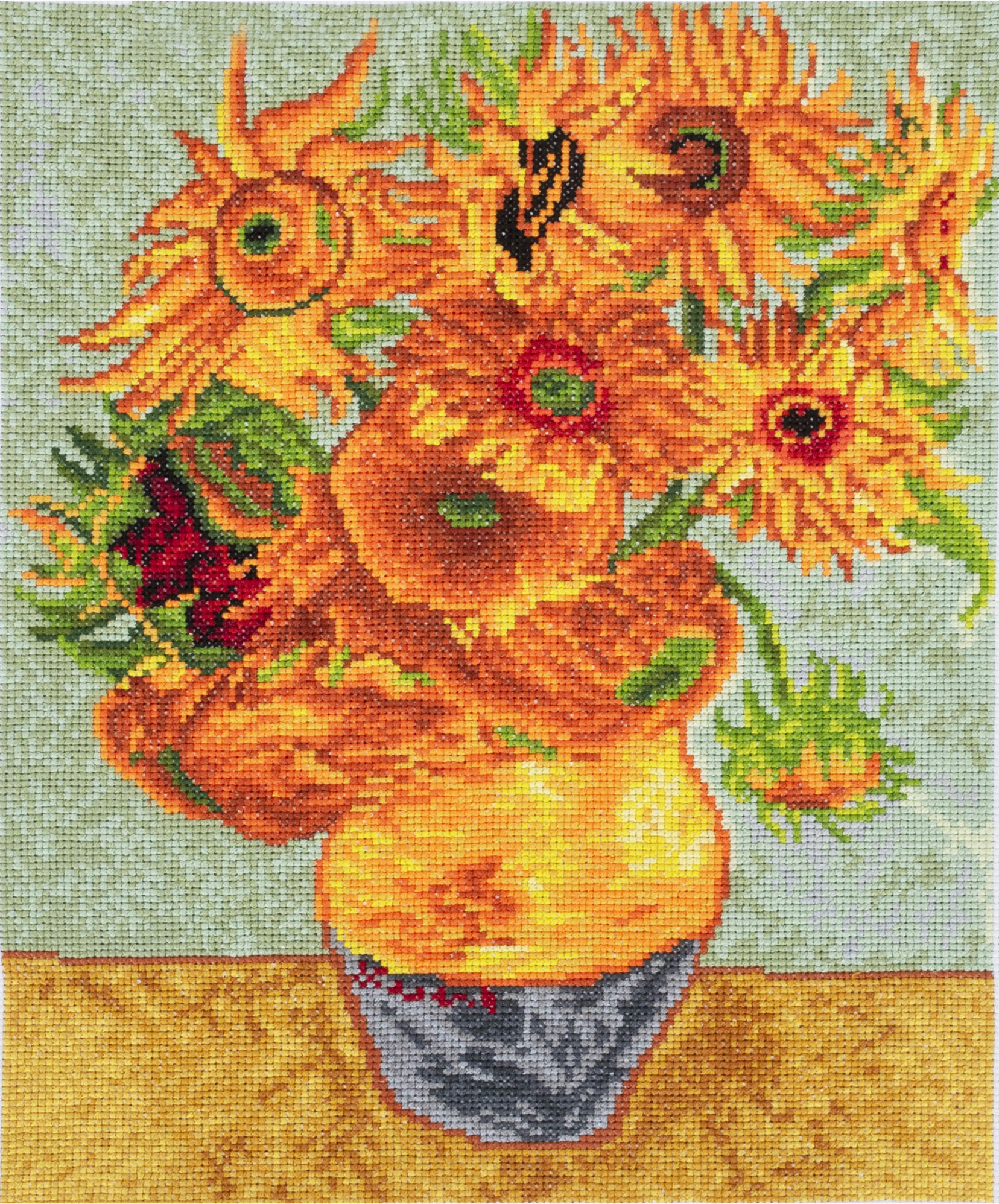 Counted Cross Stitch Kit: Large: Autumn Bloom - Image 3