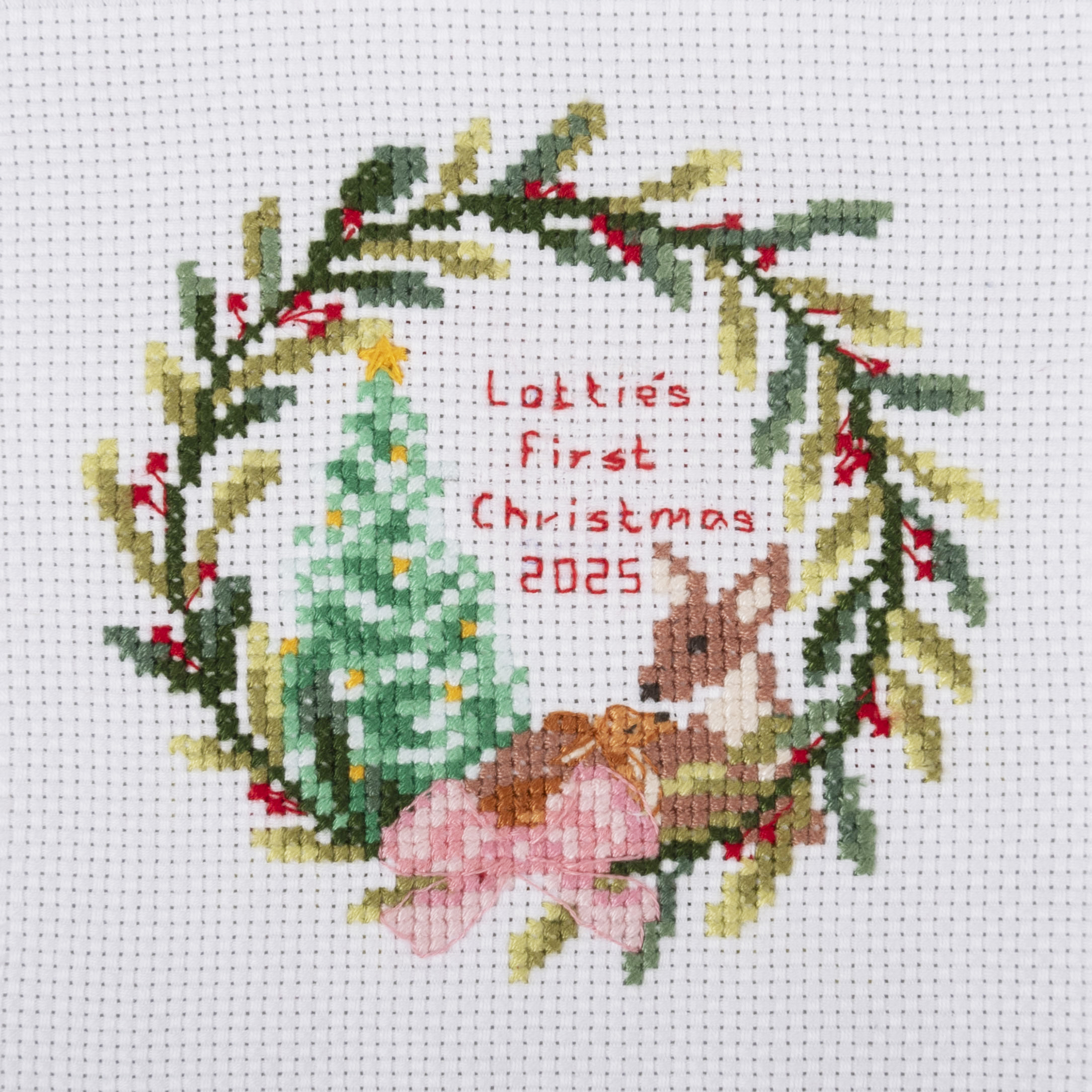 Counted Cross Stitch Kit: Baby's First Christmas - Image 3