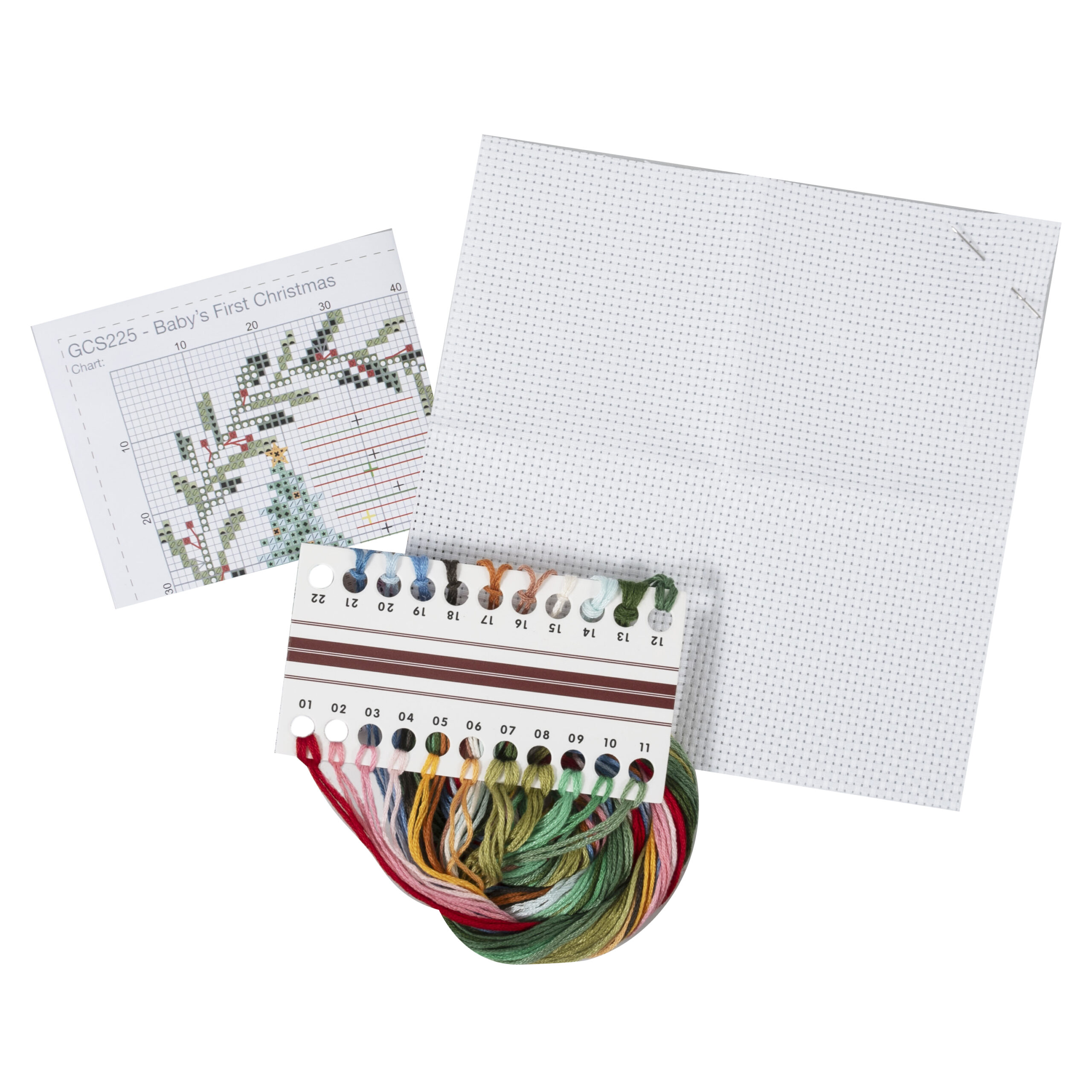 Counted Cross Stitch Kit: Baby's First Christmas - Image 2