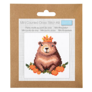 Counted Cross Stitch Kit: Mini: Capybara