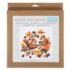 Counted Cross Stitch Kit: Large: Squirrel