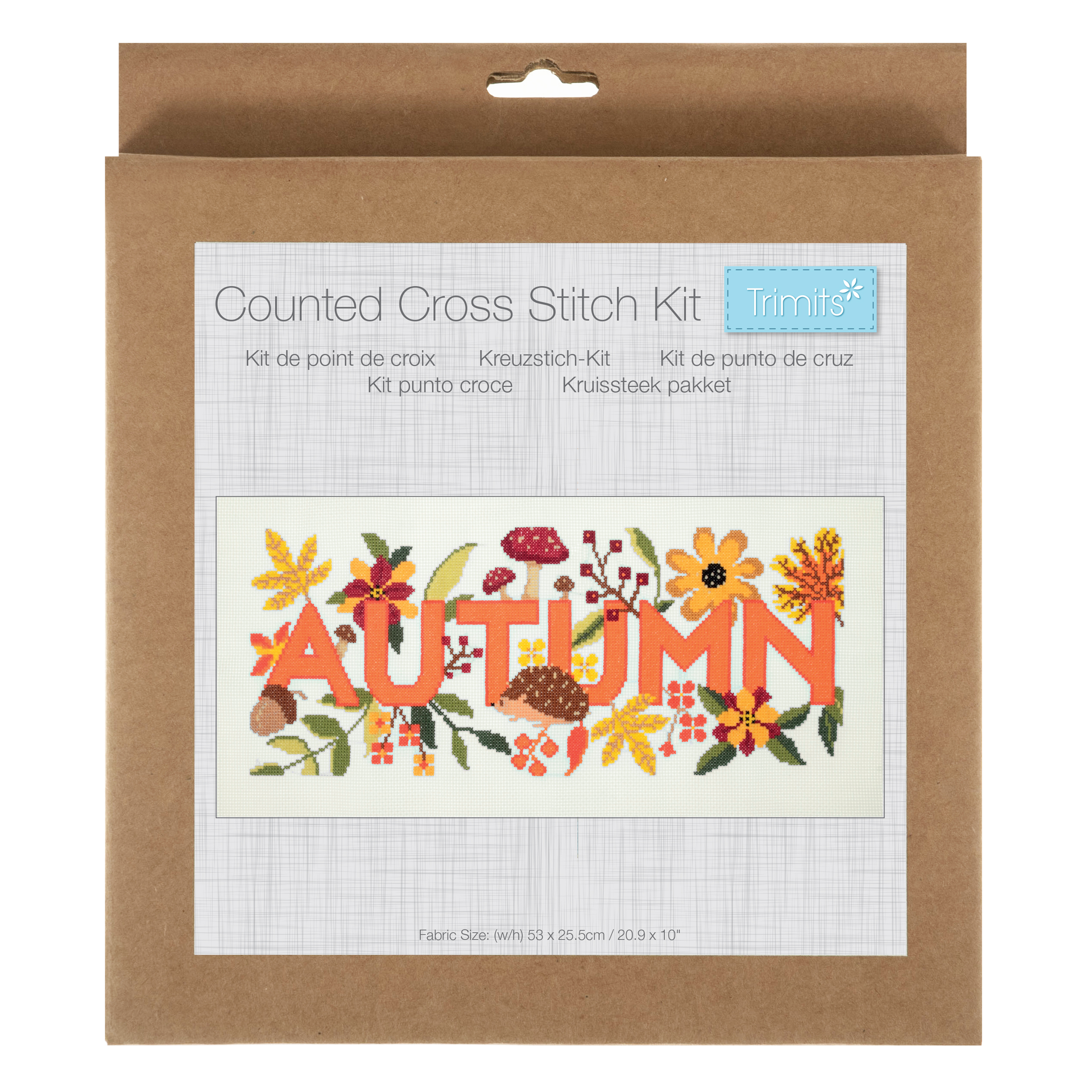 Counted Cross Stitch Kit: Large: Autumn