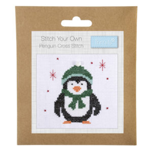 Counted Cross Stitch Kit: Mini: Christmas: Penguin