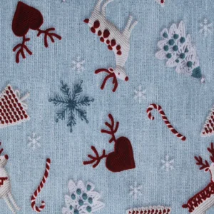 Cotton Embroidery Reindeer