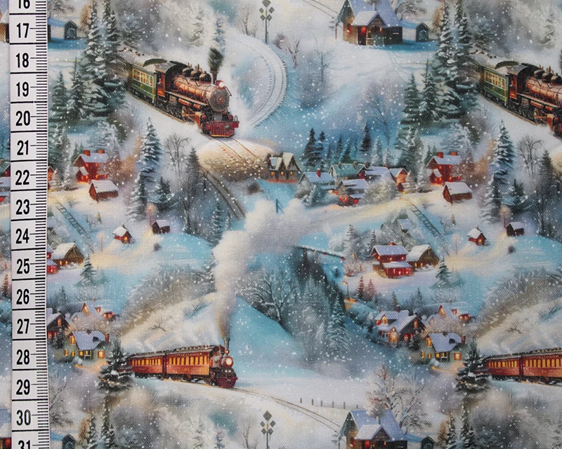 Digital Cotton Train Scene - Image 3