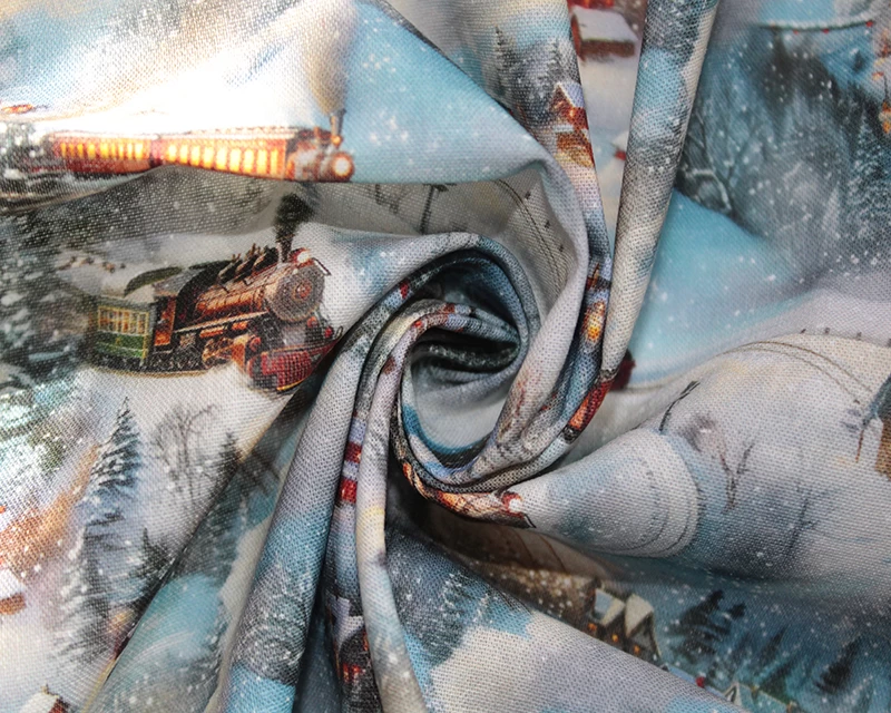 Digital Cotton Train Scene - Image 2