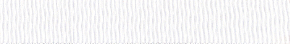 Ribbon: Grosgrain: White