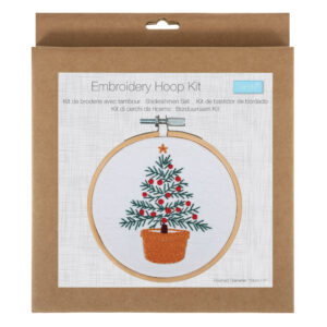 Embroidery Kit with Hoop: Mini: Tree