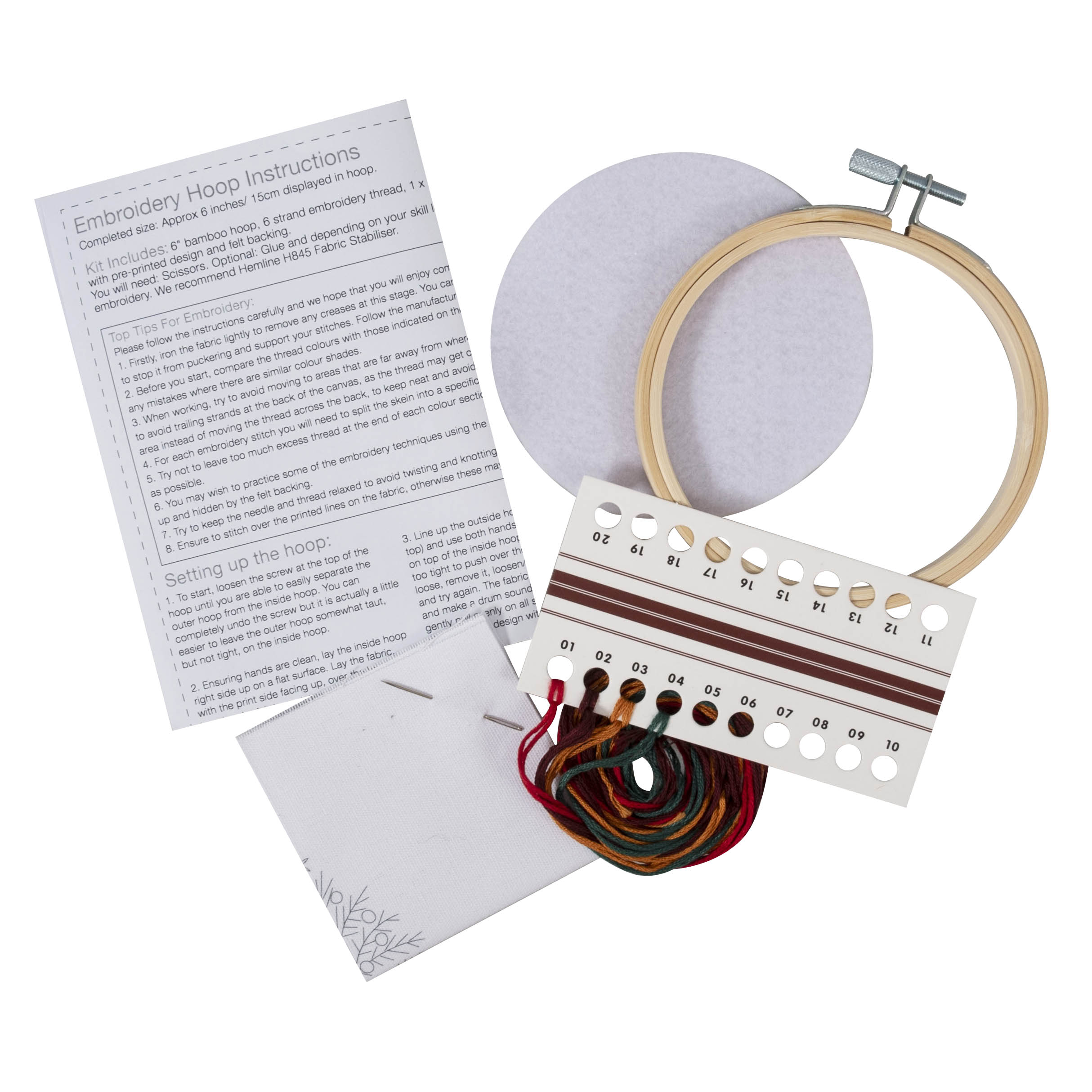 Embroidery Kit with Hoop: Mini: Tree - Image 2