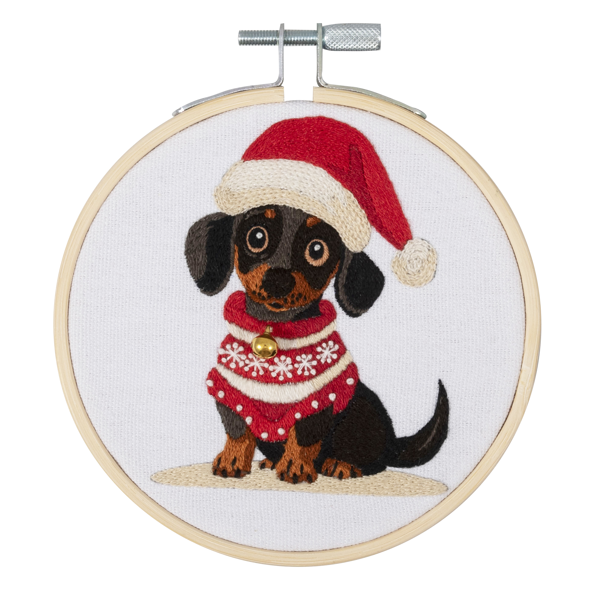 Embroidery Kit with Hoop: Mini: Woof - Image 3