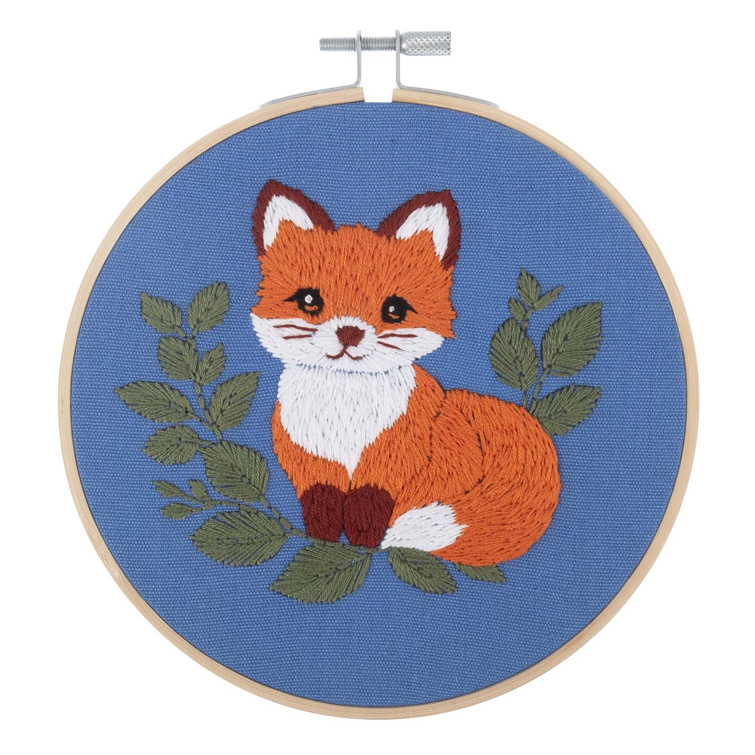 Embroidery Kit with Hoop: Fox - Image 2